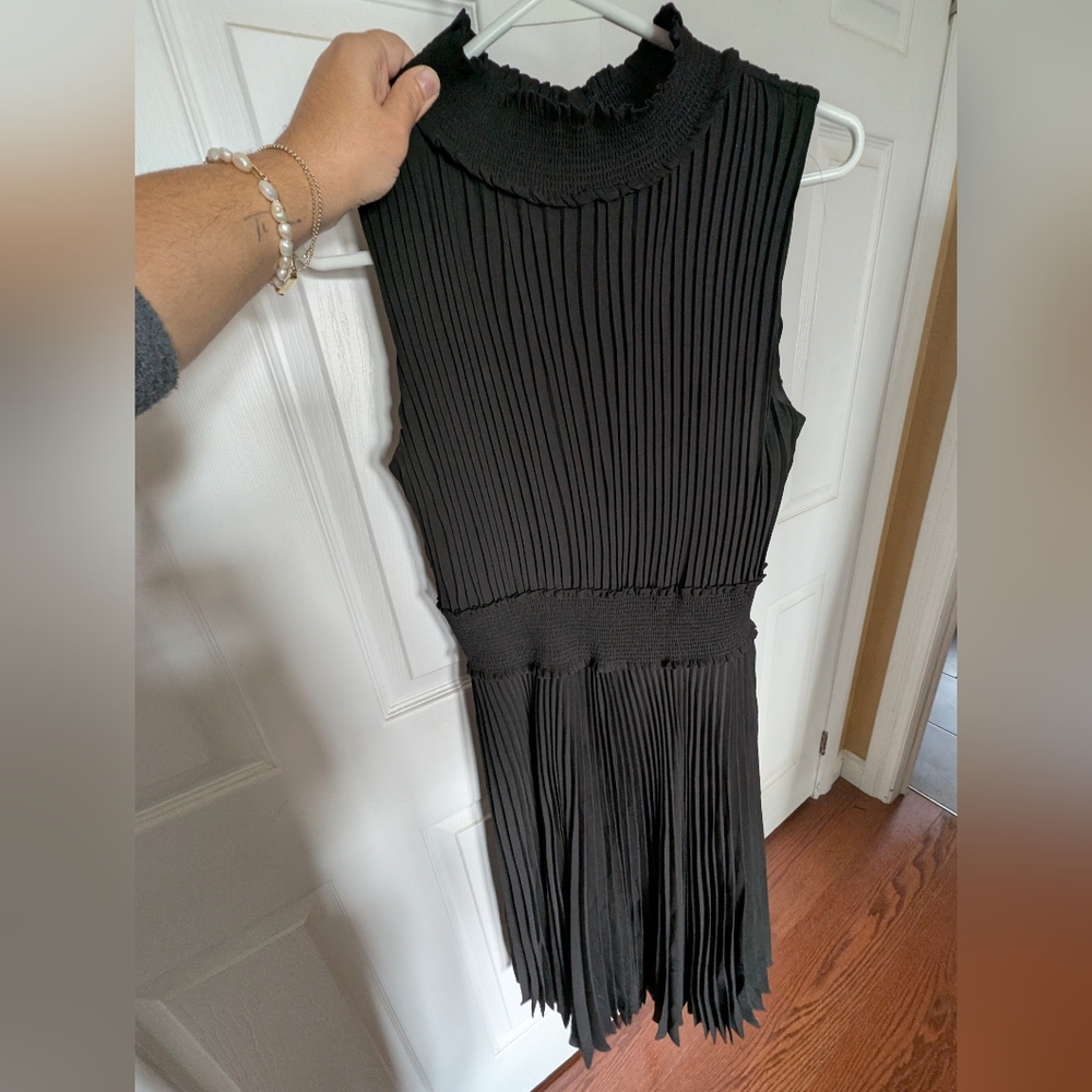 Nanette Lepore Black Textured Dress
